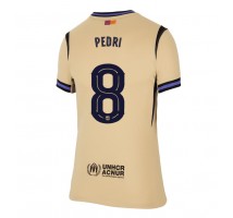 Barcelona Pedri Gonzalez #8 Koszulka Wyjazdowa damskie 2025-26 Krótki Rękaw